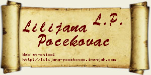 Lilijana Počekovac vizit kartica